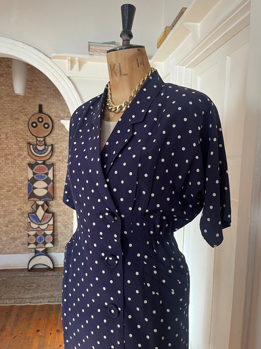 Vintage Polkadot Dress